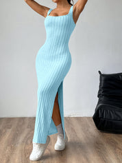 Open Back Vest Dress for Women