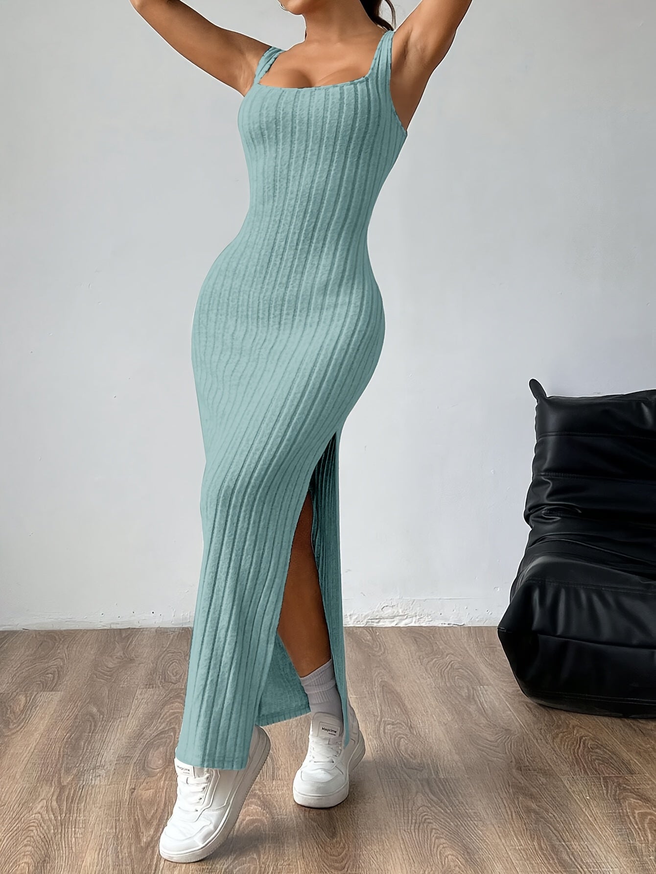 Open Back Vest Dress for Women