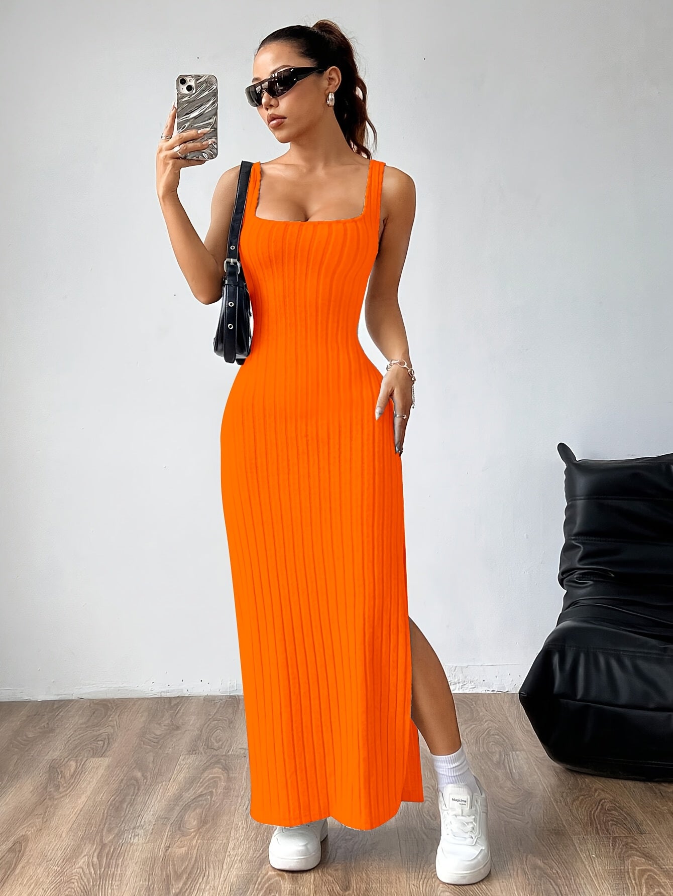 Open Back Vest Dress for Women
