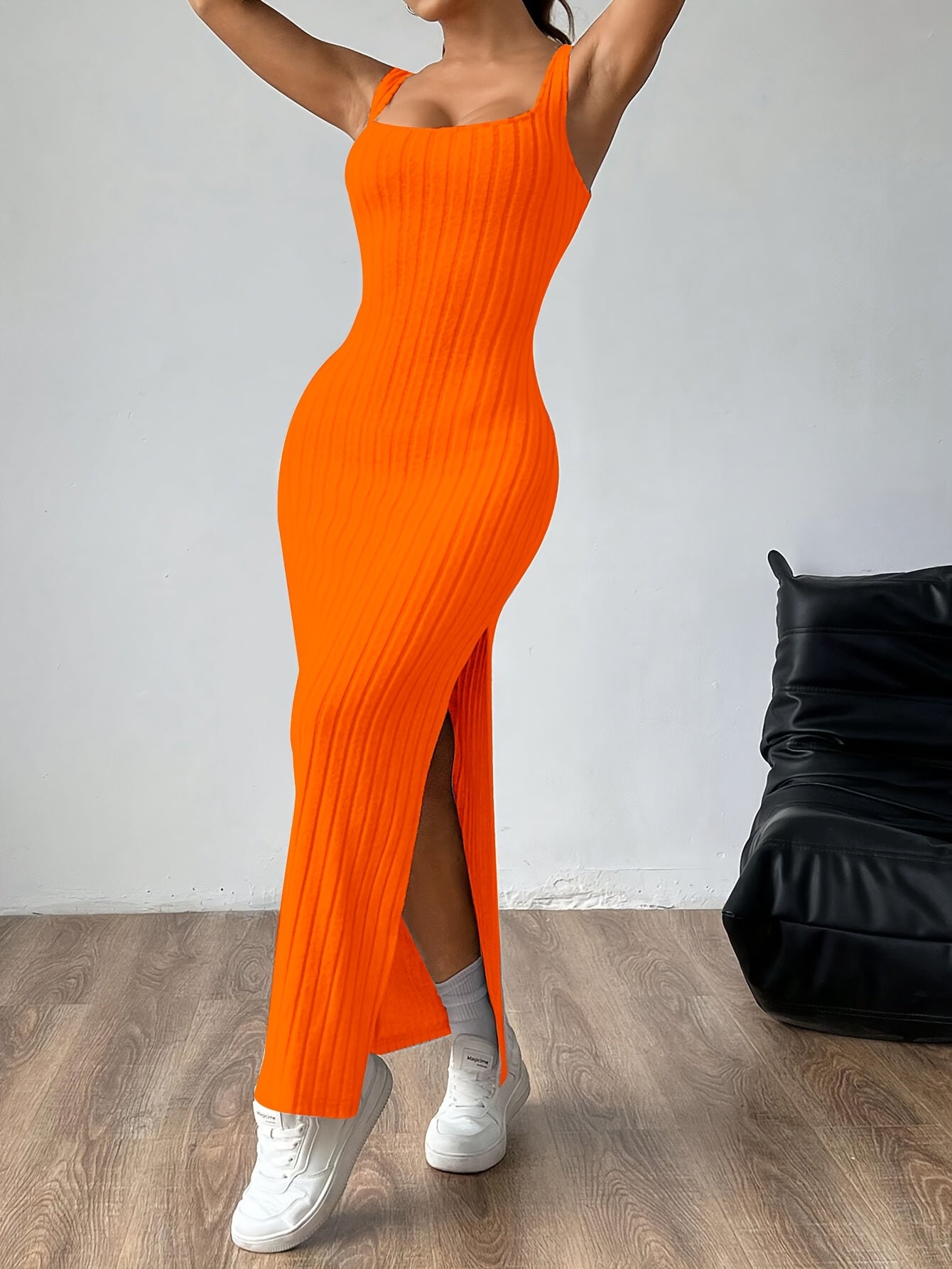 Open Back Vest Dress for Women