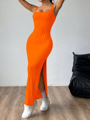 Open Back Vest Dress for Women