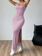 Open Back Vest Dress for Women