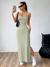 Open Back Vest Dress for Women