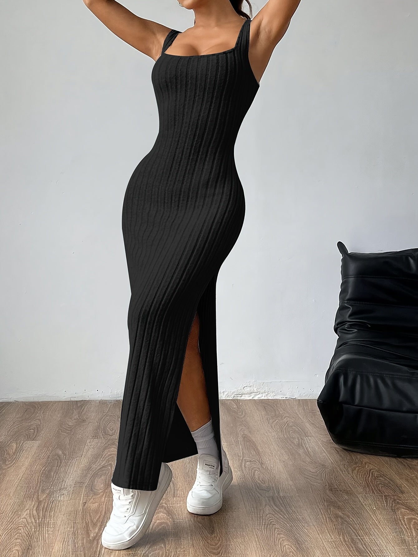 Open Back Vest Dress for Women