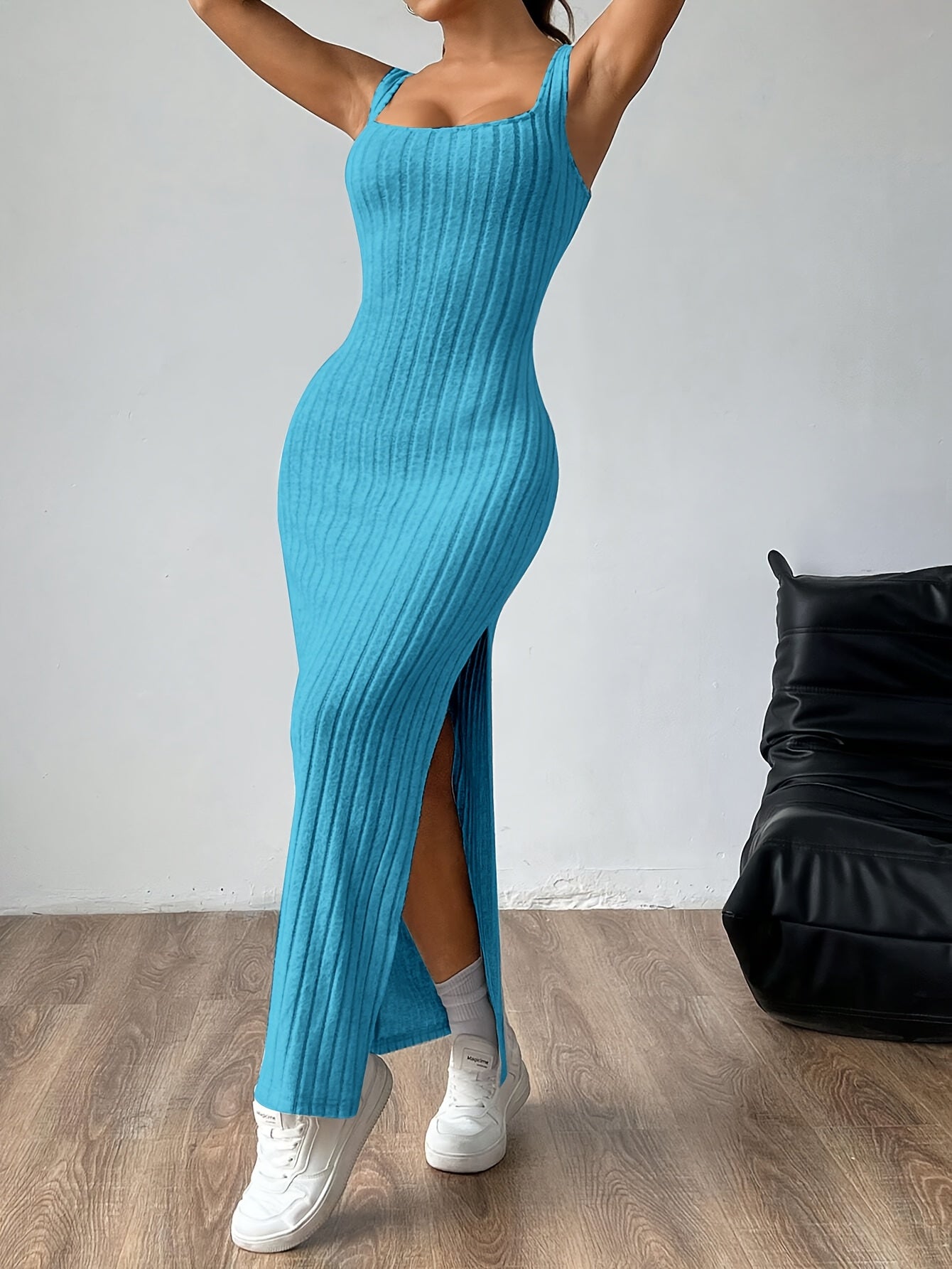 Open Back Vest Dress for Women