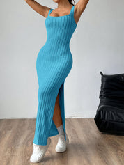 Open Back Vest Dress for Women