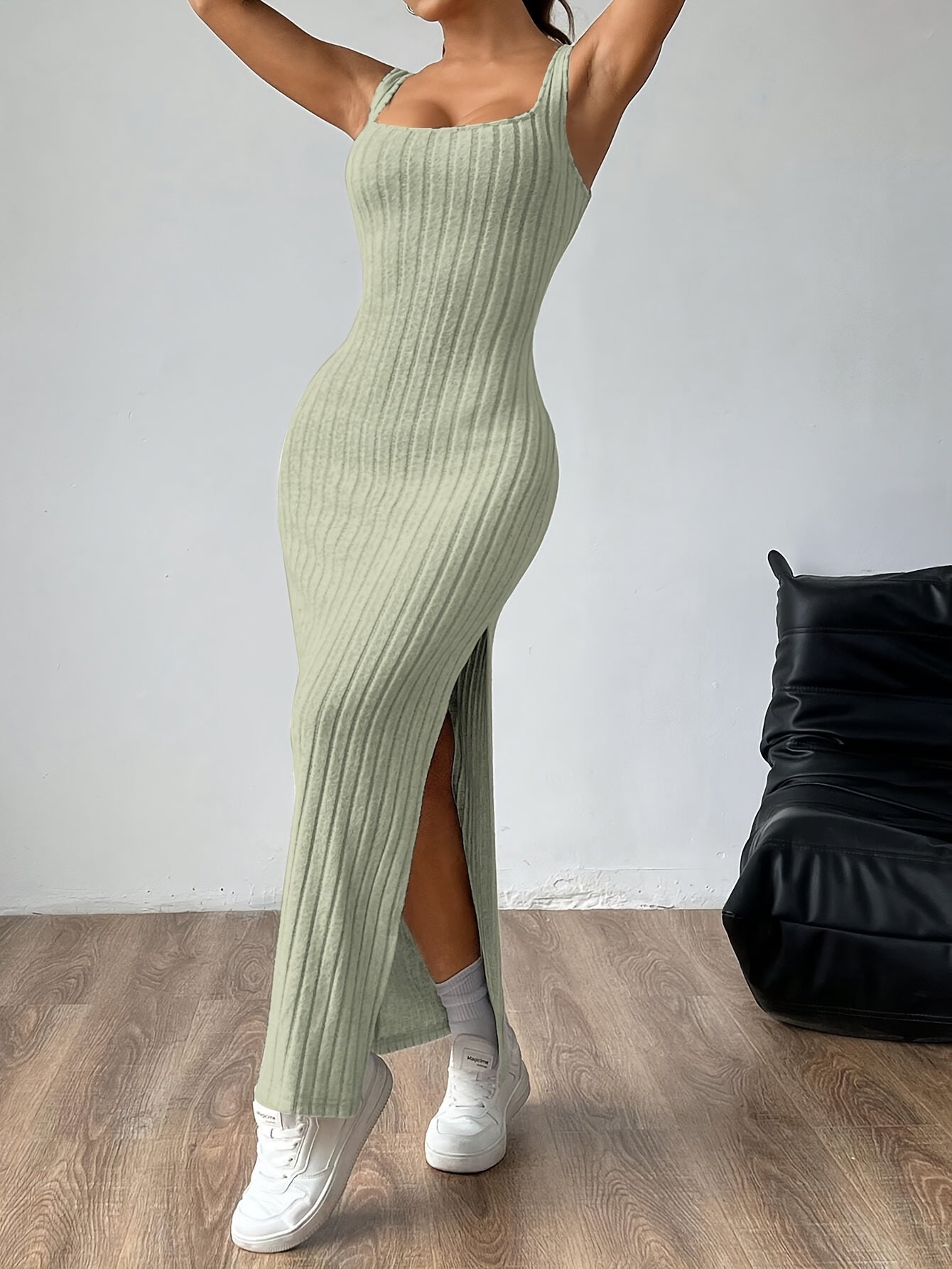 Open Back Vest Dress for Women