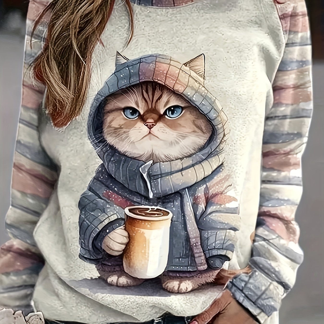 Vyraly Cat Sweatshirt