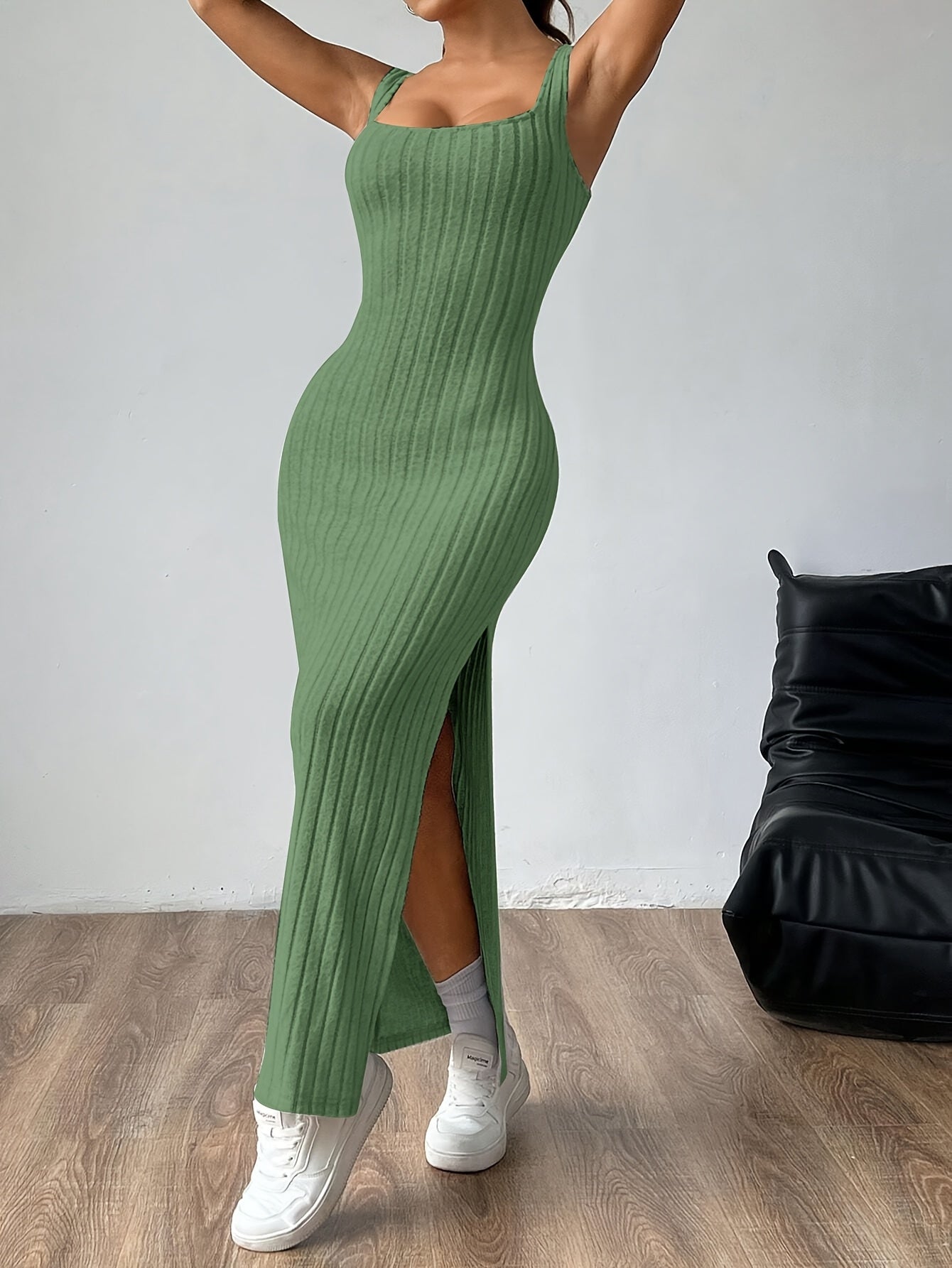 Open Back Vest Dress for Women
