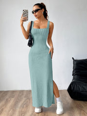 Open Back Vest Dress for Women